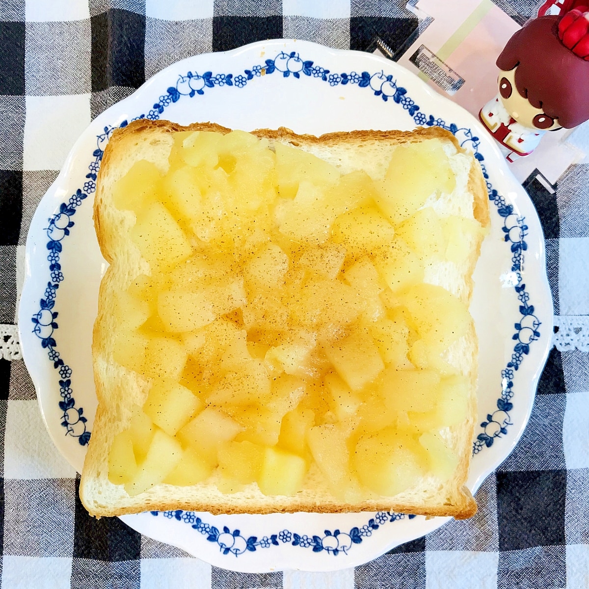 りんごのコンポートでホットトーストにアレンジ レシピ 作り方 By ぼくバナナ 楽天レシピ